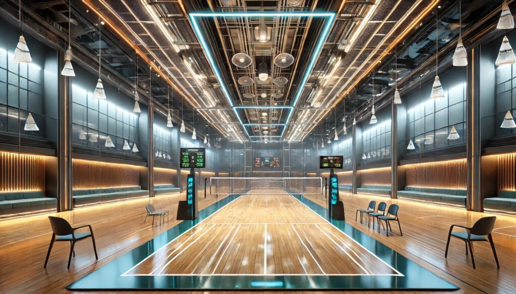 Indoor badminton