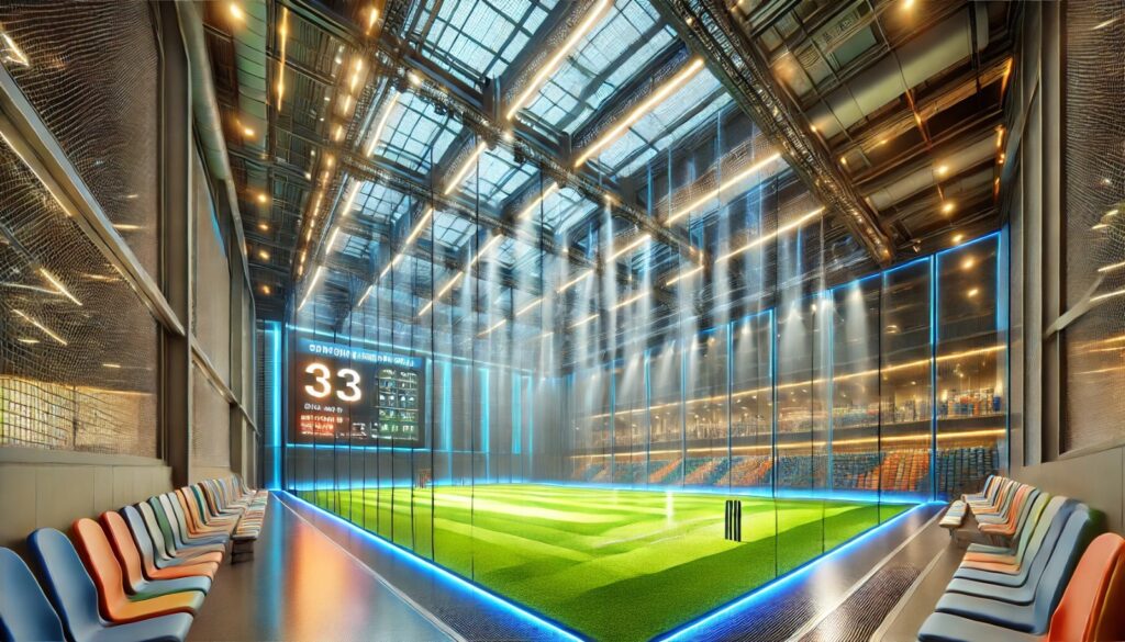 indoor cricket field